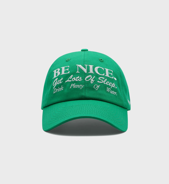 Be Nice Hat - Verde/White