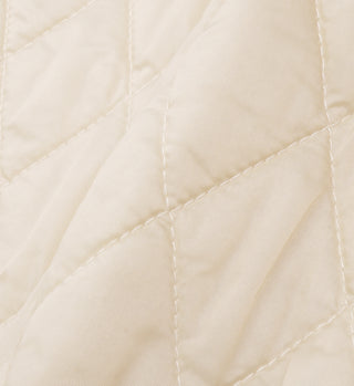 Vendome Quilted Jacket - Cream/Tan