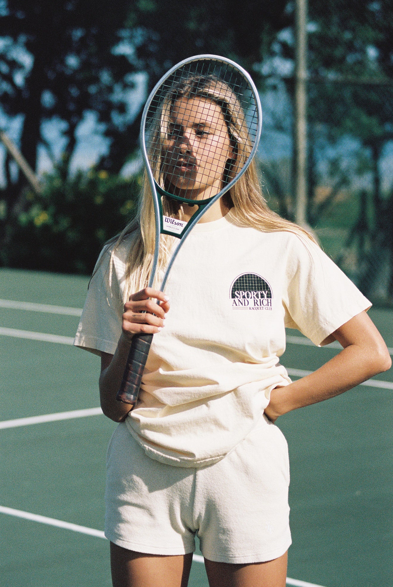 Sporty Stripe Tennis Racket Cover