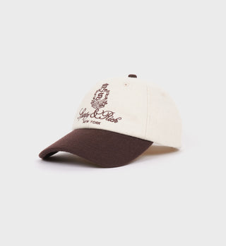 Vendome Wool Hat - Off White/Chocolate