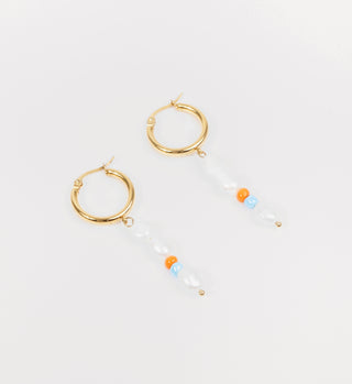 Pearl & Beads Earrings - Multicolor