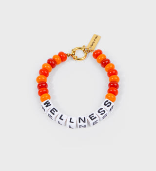 Wellness Beads Bracelet - Orange