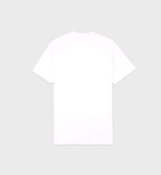 Agassi T-Shirt - White/Washed Hydrangea