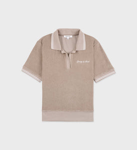 Syracuse Terry Polo - Elephant/White
