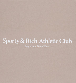 Athletic Club Sweatpant - Elephant/White