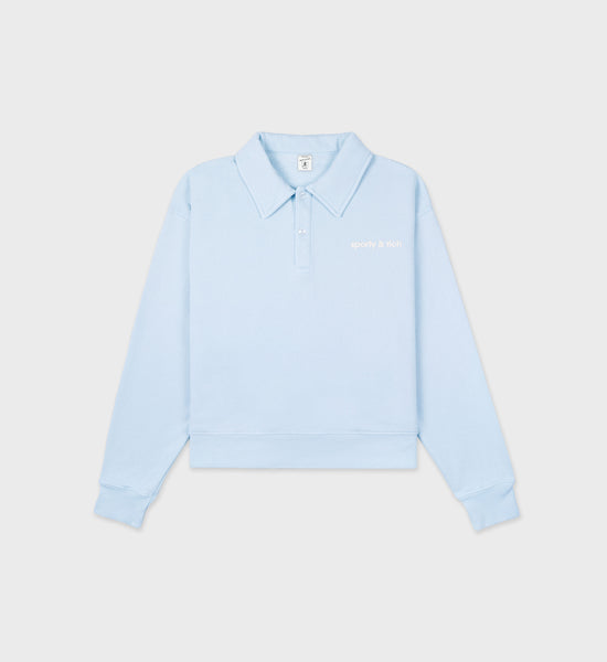 Avant Garde Polo - Baby Blue/Cream