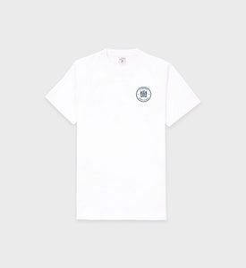 Bristol Crest T-Shirt - White/Navy