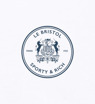 Bristol Crest T-Shirt - White/Navy
