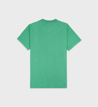 California T-Shirt - Verde/White
