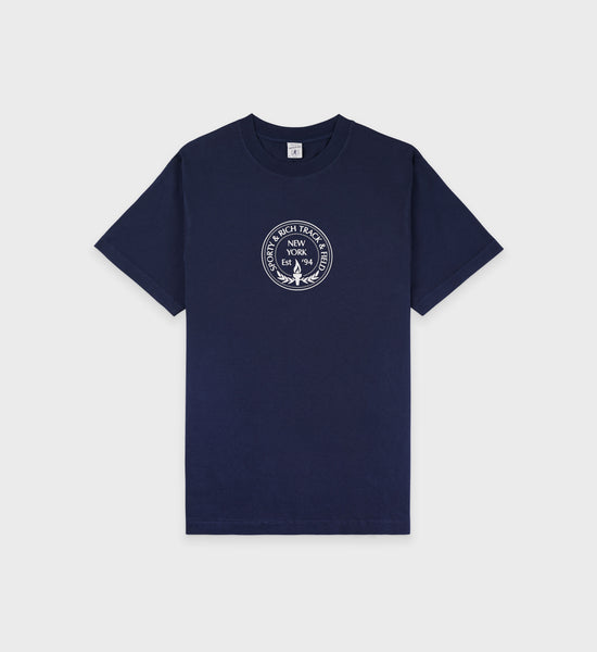 Central Park T-Shirt - Navy/White