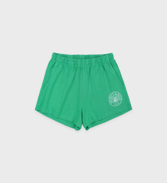 Connecticut Crest Disco Short - Verde/White