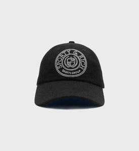 Connecticut Crest Flannel Hat - Black/White