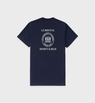 Crest Seal T-Shirt - Navy/White