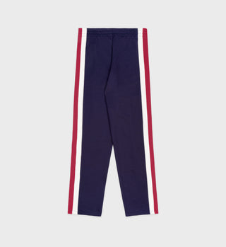 Crown Track Pants - Navy/Cream/Merlot