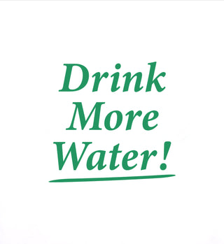 Drink More Water Crewneck - White/Verde
