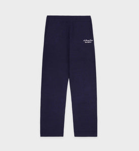 Faubourg Cashmere Pants - Navy/White