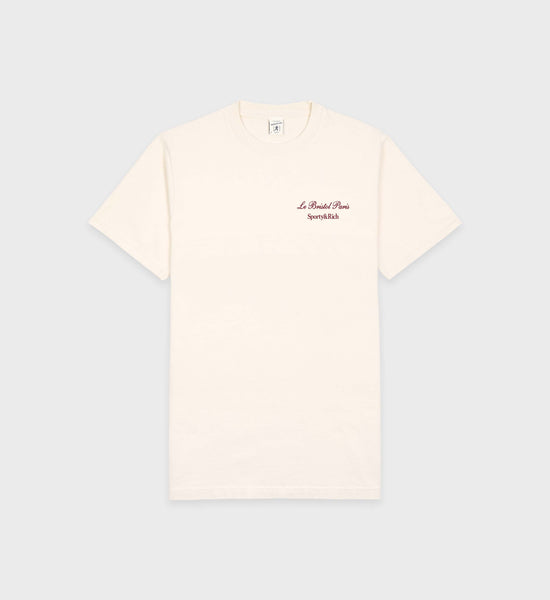 Faubourg T-Shirt - Cream/Merlot