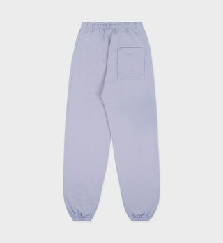French Sweatpant - Washed Periwinkle/White