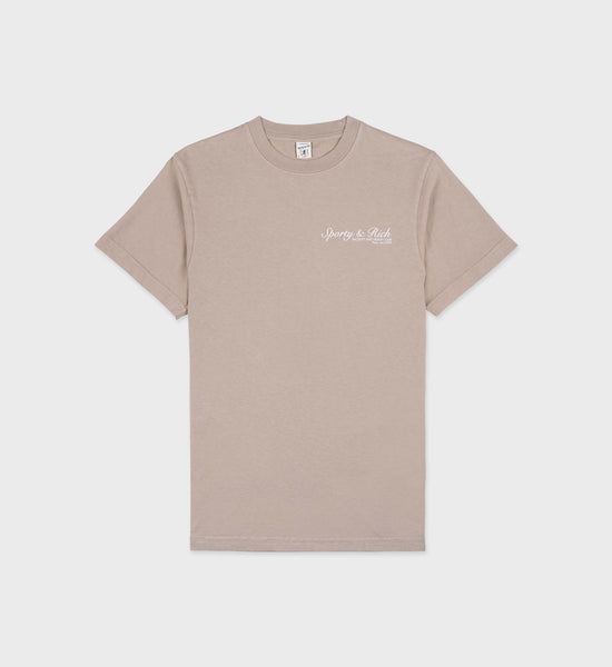 French T-Shirt - Elephant/White