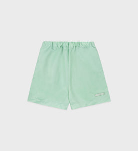 Good Health Nylon Shorts - Thyme/White