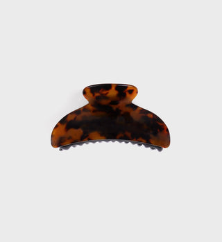 Cursive Logo Hair Clip - Tortoise