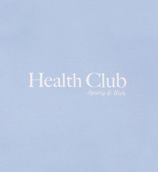 Health Club T-Shirt - Sky Blue/White
