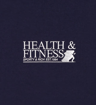 Health & Fitness Quarter Zip - Navy/White