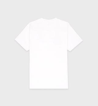 Health & Fitness T-Shirt - White/Navy