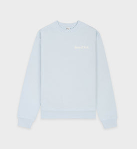 HWCNY Crewneck - Baby Blue/Cream