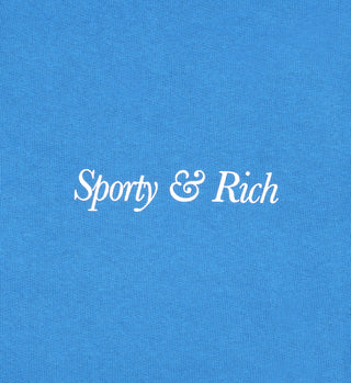 Italic Logo Sweatpant - Royal Blue/White