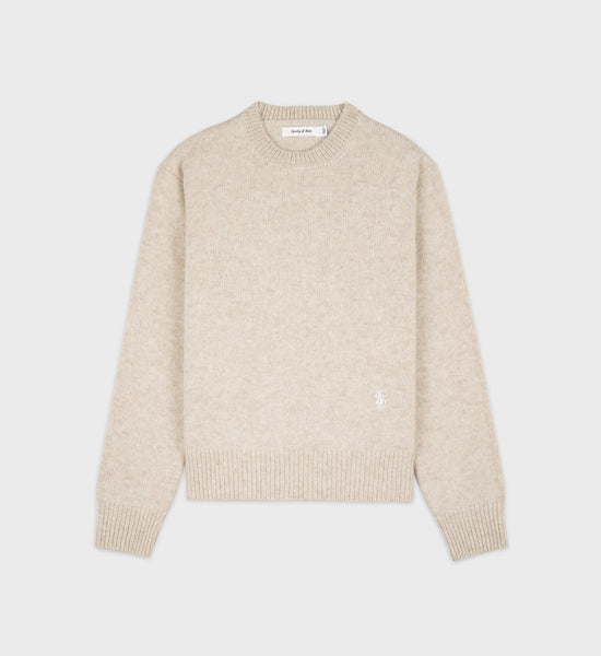 SRC Wool Crewneck - Heather Oatmeal