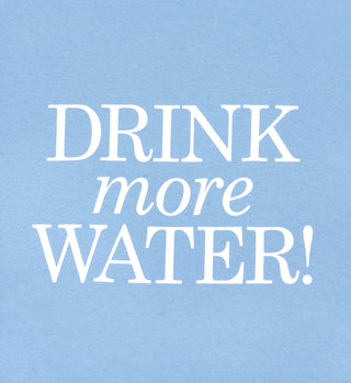 New Drink Water T-Shirt - Atlantic/White