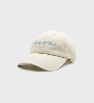 NY Tennis Club Cotton Hat - Milk/Washed Hydrangea