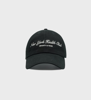 NY Health Club Hat - Faded Black/White