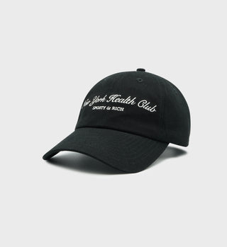 NY Health Club Hat - Faded Black/White
