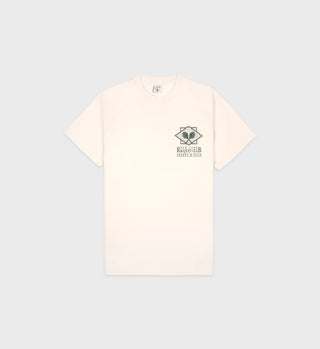 NY Racquet Club T-Shirt - Cream/Forest