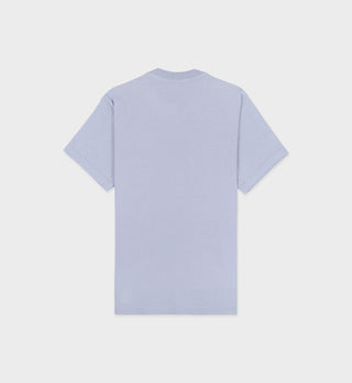 NY Racquet Club T-Shirt - Washed Periwinkle/White