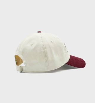Rizzoli Tennis Hat - Off White/Merlot