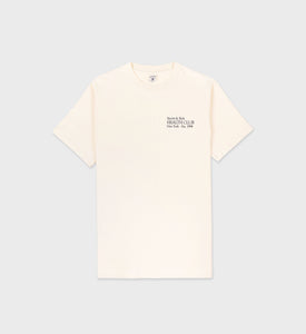 Science of Sport T-Shirt - Cream/Navy