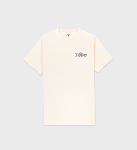 Science of Sport T-Shirt - Cream/Navy
