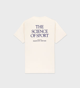 Science of Sport T-Shirt - Cream/Navy