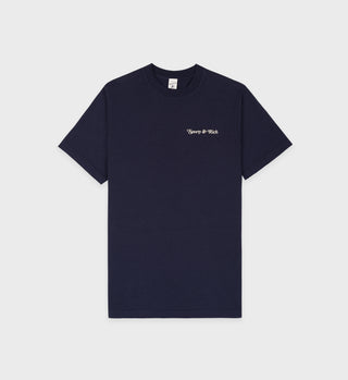 Self Love Club T-Shirt - Navy/Cream