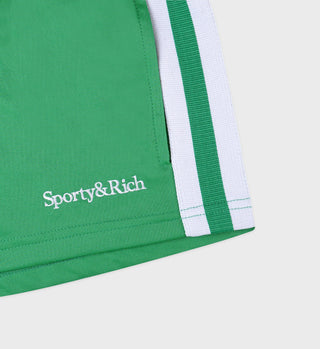 Serif Logo Roller Short - Verde/White