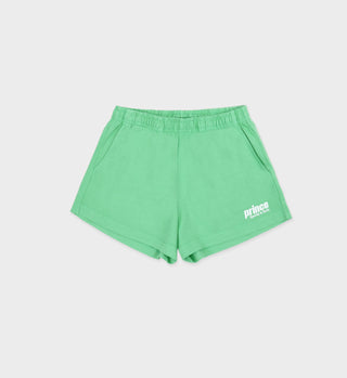 Prince Sporty Embroidered Disco Short - Clean Mint/White
