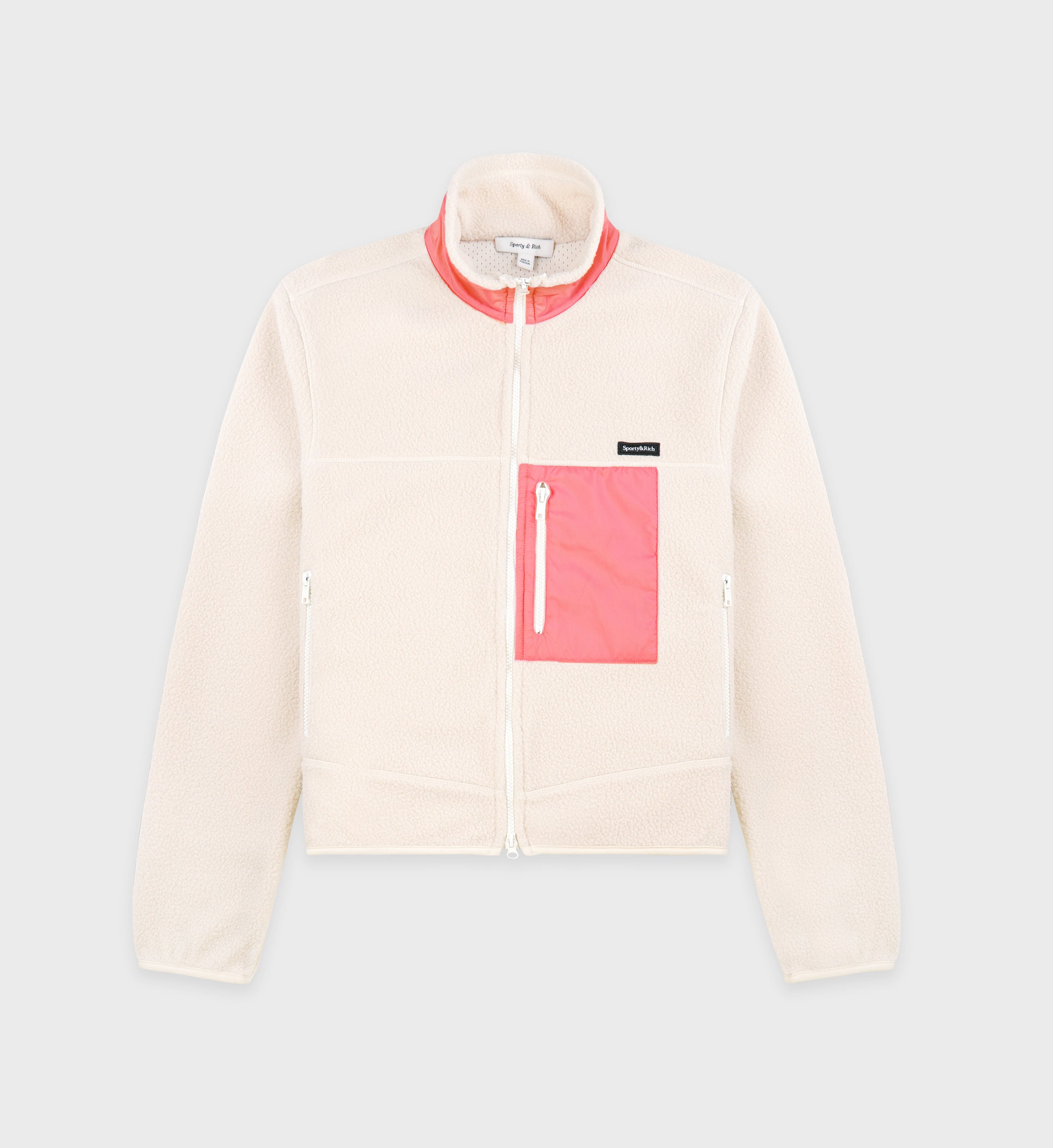 Cream Fleece Jacket