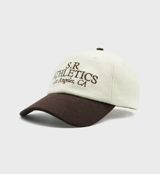 SR Athletics Wool Hat - Chocolate/Cream