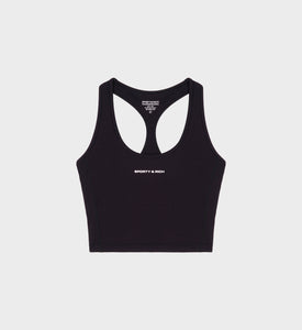 SR Bold Sports Tank - Black/White