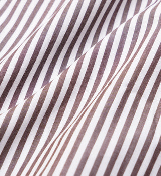 SRC Utility Shirt - Brown Striped