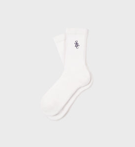 SRC Socks - White/Navy