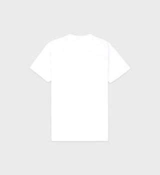 SR Health Club T-Shirt - White/Royal Blue